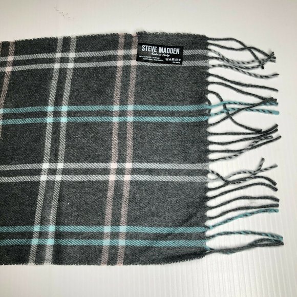 Steve Madden Paisley Scarf 4 Beautiful Plaid Colors to Choose! Great Gift! - Picture 9 of 10